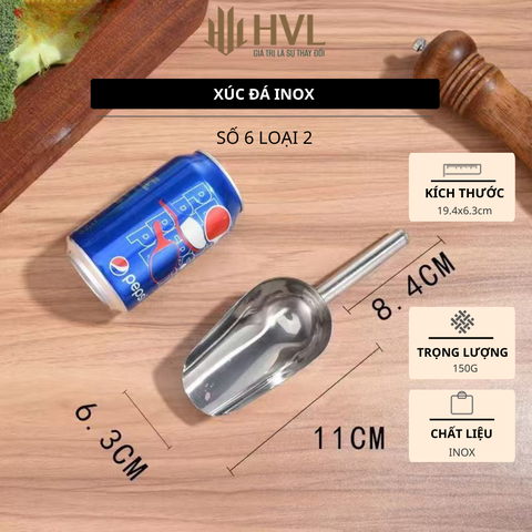 Xúc đá inox