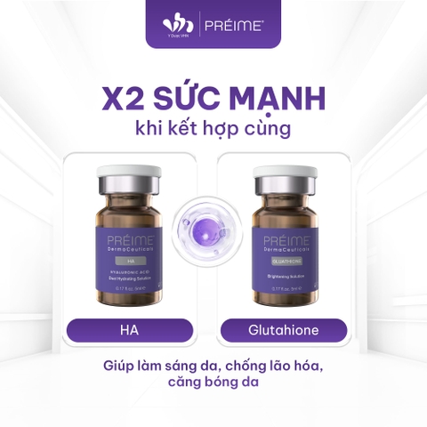 PRÉIME GLUTATHIONE BRIGHTENING SOLUTION / DUNG DỊCH SÁNG DA
