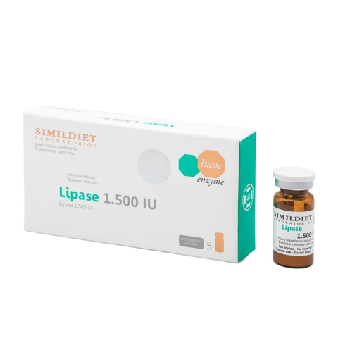 BASIC LIPASE 1.500 IU 5 VIALES / ENZYM PHÂN GIẢI MỠ, HOÁ LỎNG VÀ ĐÀO THẢI MỠ THÔNG QUA HỆ BẠCH HUYẾT 