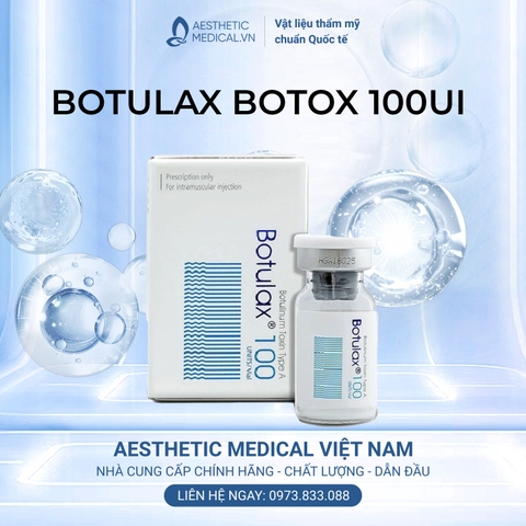 BOTULAX BOTOX 100UI / BOTOX TIÊM THON GỌN HÀM, THON GỌN CƠ BẮP, TIÊM XÓA NHĂN VÀ TIÊM TRỊ HÔI NÁCH