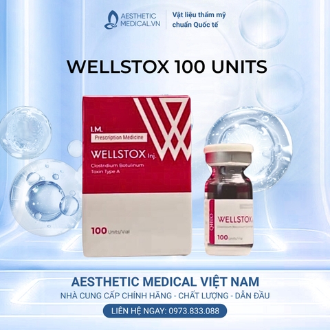 WELLSTOX 100 UNITS / BOTOX TIÊM XÓA NHĂN, TIÊM GỌN HÀM
