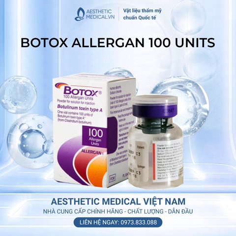 BOTOX ALLERGAN 100 UNITS / BOTOX TIÊM THON GỌN MẶT, XÓA NHĂN