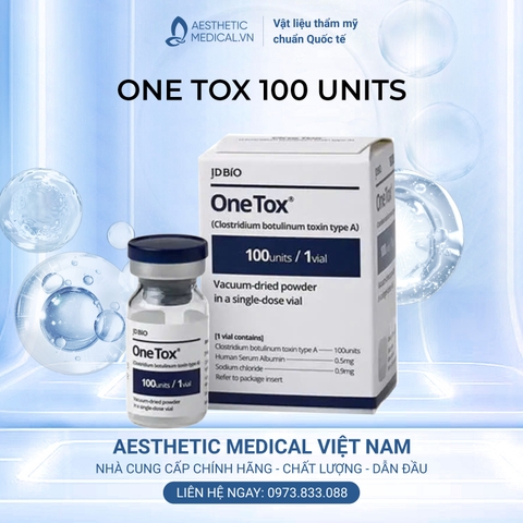 ONE TOX 100 UNITS / BOTOX TIÊM XÓA NHĂN, THON GỌN HÀM VÀ BẮP CHÂN, BẮT TAY HAY ĐIỀU TRỊ HÔI NÁCH