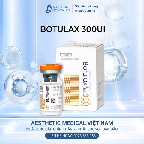BOTULAX 300UI / BOTOX TIÊM THON GỌN HÀM, THON GỌN CƠ BẮP, TIÊM XÓA NHĂN VÀ TIÊM TRỊ HÔI NÁCH