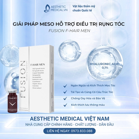 FUSION F-HAIR MEN / MESO HỖ TRỢ ĐIỀU TRỊ RỤNG TÓC 