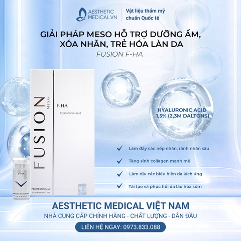 FUSION F-HA / MESO HỖ TRỢ DƯỠNG ẨM, XÓA NHĂN, TRẺ HÓA LÀN DA