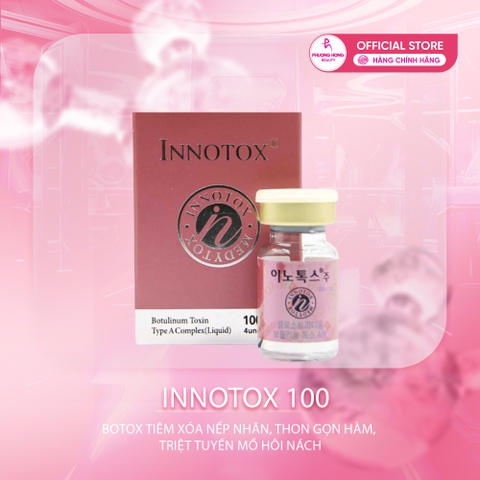 INNOTOX 100 / BOTOX TIÊM XÓA NẾP NHĂN, THON GỌN HÀM, TRIỆT TUYẾN MỒ HÔI NÁCH