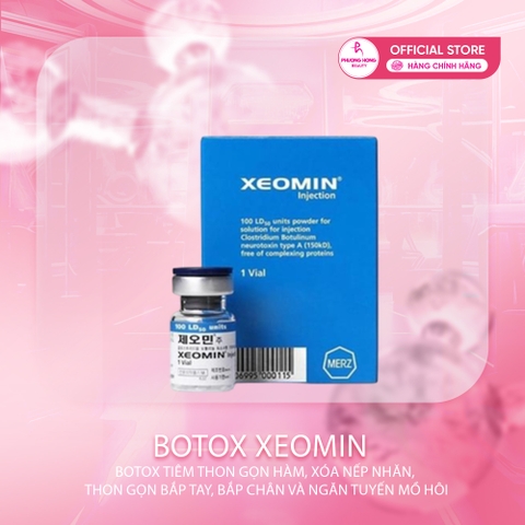 XEOMIN / BOTOX TIÊM THON GỌN HÀM, THON GỌN CƠ BẮP, TIÊM XÓA NHĂN VÀ TIÊM TRỊ HÔI NÁCH