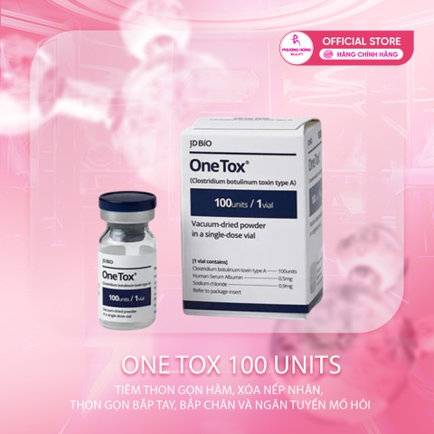 ONE TOX 100 UNITS / BOTOX TIÊM XÓA NHĂN, THON GỌN HÀM VÀ BẮP CHÂN, BẮT TAY HAY ĐIỀU TRỊ HÔI NÁCH