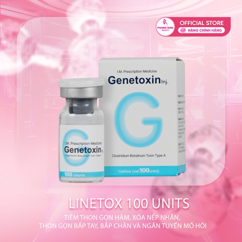 GENETOXIN 100 / BOTOX TIÊM XÓA NHĂN, TIÊM GỌN HÀM, TIÊM TRỊ MỒ HÔI, TIÊM HẠ GÒ MÁ