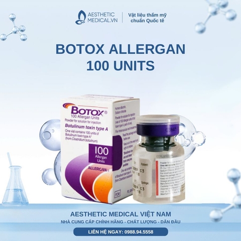 BOTOX ALLERGAN 100 UNITS / BOTOX TIÊM THON GỌN MẶT, XÓA NHĂN