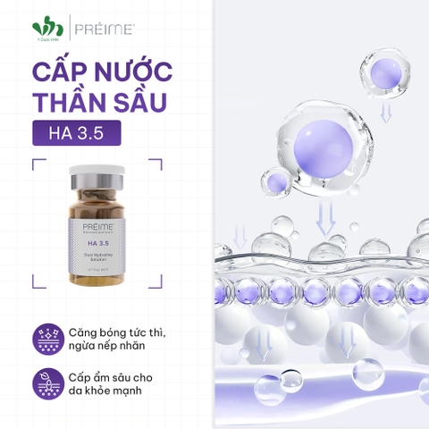 PRÉIME HA 3.5 DUAL HYDRATING SOLUTION / DUNG DỊCH CẤP ẨM CHUYÊN SÂU