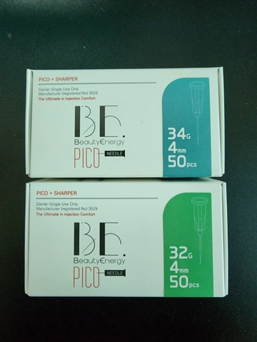PICO 32G- 4MM / KIM TIÊM VI ĐIỂM TIÊM HA, DNA CÁ HỒI, TIÊM NÁM, MỌC TÓC, CÁC DẠNG TINH CHẤT TƯƠNG ĐỐI ĐẶC