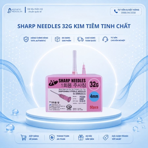 SHARP NEEDLES 32G / KIM TIÊM TINH CHẤT