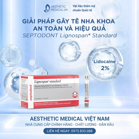 SEPTODONT Lignospan® Standard: Giải pháp Gây Tê Nha Khoa An Toàn và Hiệu Quả