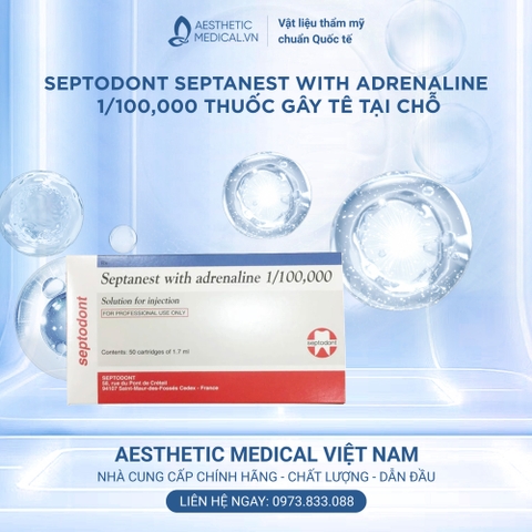 SEPTODONT SEPTANEST WITH ADRENALINE 1/100,000 SOLUTION FOR INJECTION / THUỐC GÂY TÊ TẠI CHỖ