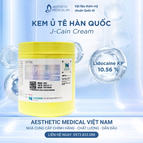 Kem ủ tê Hàn Quốc J-Cain Cream – Giải pháp Giảm Đau Tối Đa cho Spa và Thẩm Mỹ