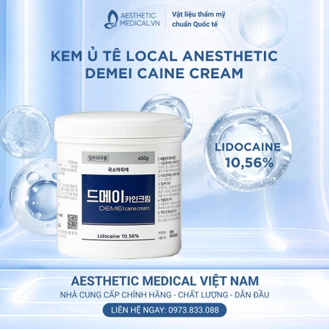 Kem Ủ Tê Demei Cain Cream 10,56% Hàn Quốc: Giải Pháp Gây Tê Mạnh, Không Đau Cho Mọi Thủ Thuật Thẩm Mỹ, Xăm Hình
