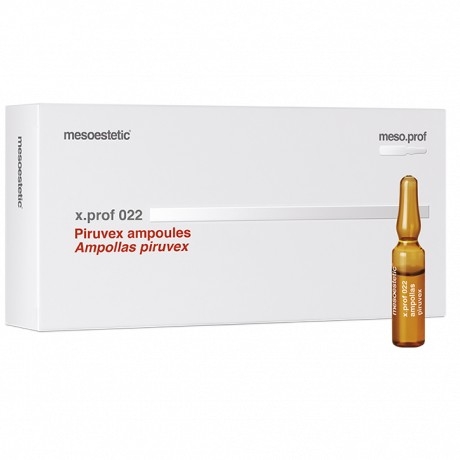 MESOESTETIC X.PROF 022 PIRUVEX / MESOTHERAPY CHỐNG CHẠY XỆ, NGỪA RẠN DA
