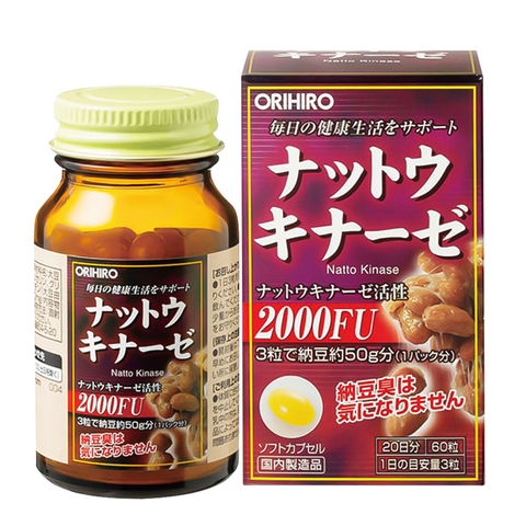 NATTOKINASE 2000FU / VIÊN UỐNG HỖ TRỢ SỨC KHỎE TIM MẠCH 