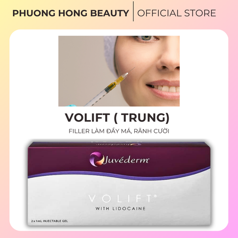 JUVEDERM VOLIFT ( TRUNG) / FILLER LÀM ĐẦY MÁ, RÃNH CƯỜI