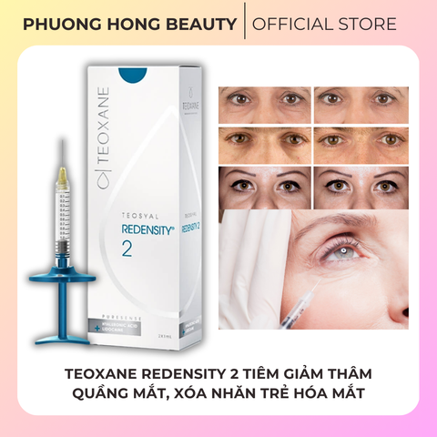 TEOXANE REDENSITY 2 / TIÊM GIẢM THÂM QUẦNG MẮT, XÓA NHĂN TRẺ HÓA MẮT