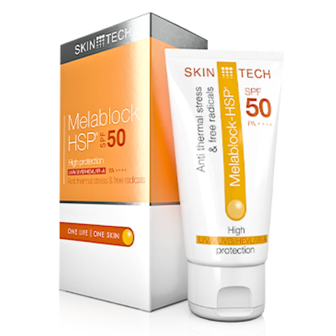 SKINTECH MELABLOCK HSP SPF50 / KEM CHỐNG NẮNG BẢO VỆ KHỎI 98% TIA UVA,UVB,IR VÀ ÁNH SÁNG XANH