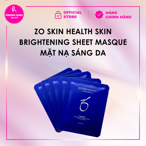 ZO SKIN HEALTH SKIN BRIGHTENING SHEET MASQUE / MẶT NẠ SÁNG DA
