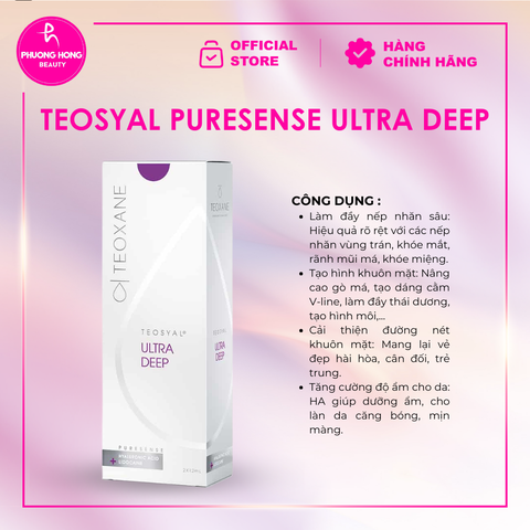 TEOSYAL PURESENSE ULTRA DEEP / FILLER CHẤT LÀM ĐẦY DA