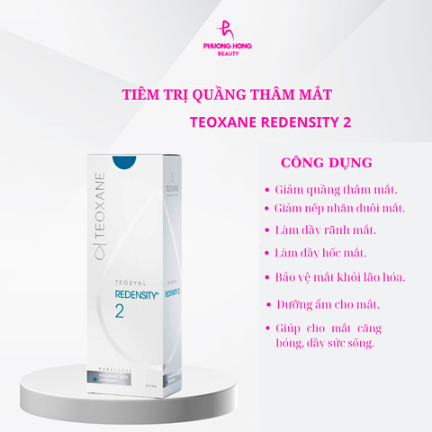 TEOXANE REDENSITY 2 / TIÊM GIẢM THÂM QUẦNG MẮT, XÓA NHĂN TRẺ HÓA MẮT