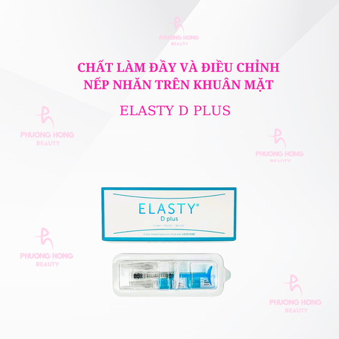 ELASTY D PLUS / CHẤT LÀM ĐẦY CÁC NẾP NHĂN VỪA ĐẾN SÂU QUANH MẮT, TRÊN TRÁN, GIỮA HAI CHÂN MÀY, GÒ MÁ