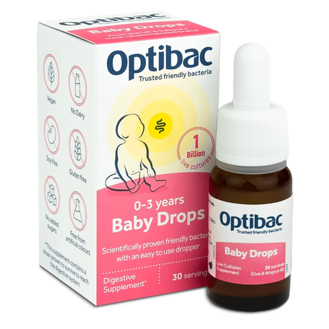 OPTIBAC BABY DROPS / MEN VI SINH CHO TRẺ SƠ SINH 