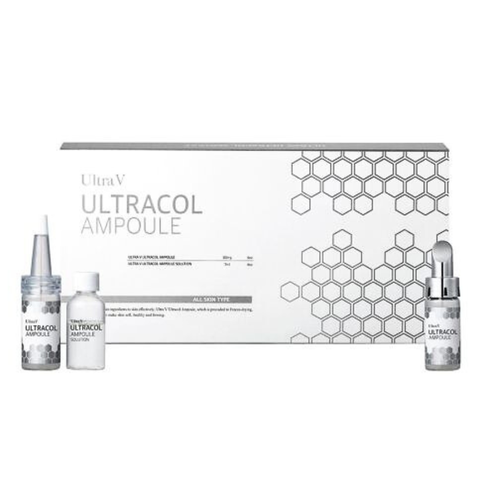 ULTRA V ULTRACOL AMPOULE / TINH CHẤT DƯỠNG DA THÚC ĐẨY TĂNG SINH COLLAGEN, TÁI TẠO LÀN DA, NGĂN NGỪA LÃO HÓA