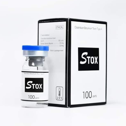 BOTOX STOX 100UNIT / TIÊM THON GỌN HÀM, XÓA NẾP NHĂN, THON GỌN BẮP TAY, BẮP CHÂN VÀ NGĂN TUYẾN MỒ HÔI