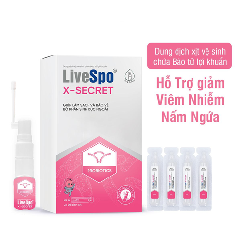 LIVESPO XSECRET / DUNG DỊCH VỆ SINH PHỤ NỮ( DẠNG XỊT)