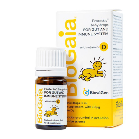 BIOGAIA PROTECTIS BABY DROPS VITAMIN D3 / MEN VI SINH BỔ SUNG LỢI KHUẨN CHO ĐƯỜNG TIÊU HÓA