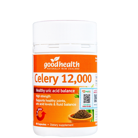 GOODHEALTH CELERY 12000 / HỖ TRỢ ĐIỀU TRỊ VÀ PHÒNG NGỪA BỆNH GOUT