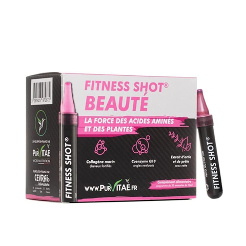PUR VITAE FITNESS SHOT BEAUTE / THỰC PHẨM BỔ SUNG COLLAGEN LÀM ĐẸP ( 32 ỐNG)