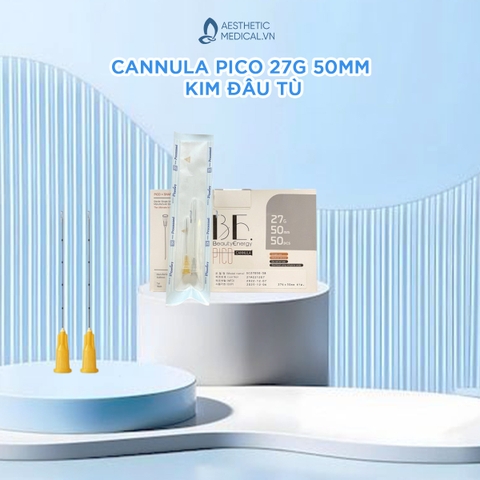 CANNULA PICO 27G 50MM / KIM ĐÂU TÙ TIÊM FILLER THÁI DƯƠNG, HỐC MẮT
