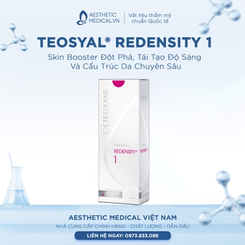 TEOSYAL® PURESENSE REDENSITY 1: Skin Booster Đột Phá, Tái Tạo Độ Sáng Và Cấu Trúc Da Chuyên Sâu