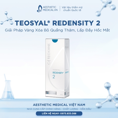 TEOSYAL® PURESENSE REDENSITY II: Giải Pháp Vàng Xóa Bỏ Quầng Thâm, Lấp Đầy Hốc Mắt (Tear Trough)