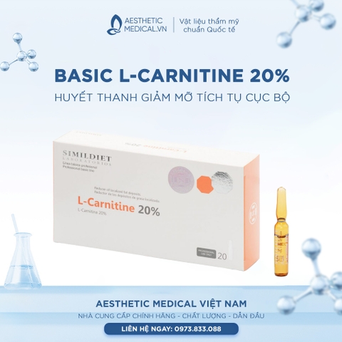 SIMILDIET BASIC L-CARNITINE INDIRECT REDUCER / HUYẾT THANH GIẢM MỠ TÍCH TỤ CỤC BỘ