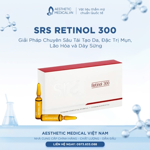 SRS Retinol 300: Giải Pháp Chuyên Sâu Tái Tạo Da, Đặc Trị Mụn, Lão Hóa và Dày Sừng