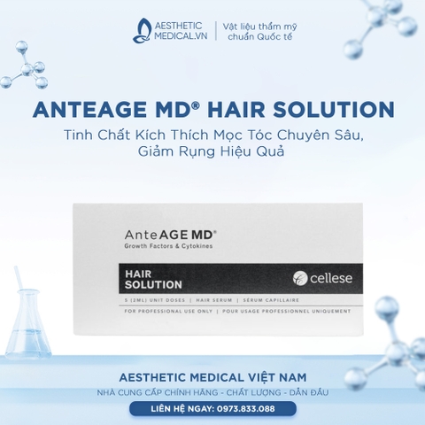 ANTEAGE MD® HAIR SOLUTION: Tinh Chất Kích Thích Mọc Tóc Chuyên Sâu, Giảm Rụng Hiệu Quả  