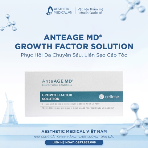 ANTEAGE MD® GROWTH FACTOR SOLUTION / TINH CHẤT PHỤC HỒI LÀN DA VÀ LÀNH THƯƠNG 