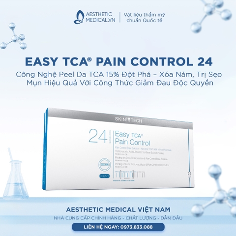 Easy TCA® Pain Control 24 sessions: Công Nghệ Peel Da TCA 15% Đột Phá – Xóa Nám, Trị Sẹo Mụn Hiệu Quả Với Công Thức Giảm Đau Độc Quyền