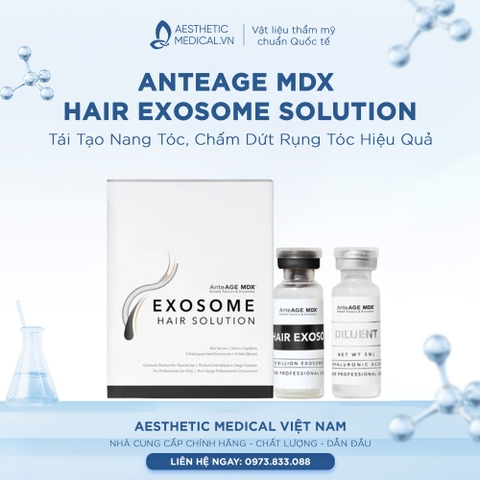 ANTEAGE MDX HAIR EXOSOME SOLUTION  / DUNG DỊCH TÁI TẠO, PHỤC HỒI NANG TÓC