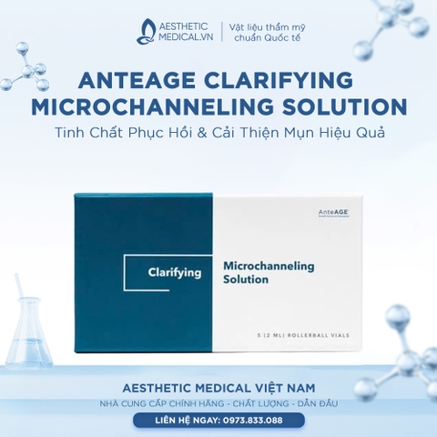 ANTEAGE CLARIFYING MICROCHANNELING SOLUTION  / TINH CHẤT PHỤC HỒI VÀ CẢI THIỆN MỤN 