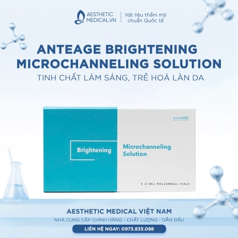 ANTEAGE BRIGHTENING MICROCHANNELING SOLUTION  / TINH CHẤT LÀM SÁNG, TRẺ HOÁ LÀN DA 