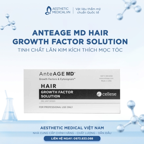 ANTEAGE MD HAIR GROWTH FACTOR SOLUTION / TINH CHẤT LĂN KIM KÍCH THÍCH MỌC TÓC